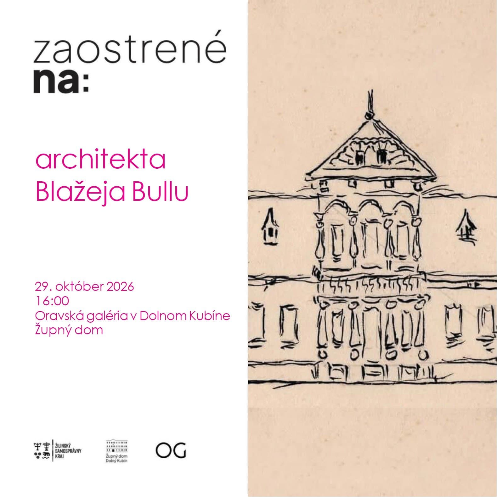 ZAOSTRENÉ NA: Architekt Blažeja Bullu